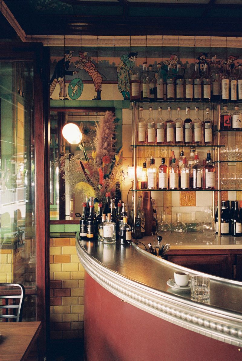 Interior detail of Paris restaurant Clown Bar